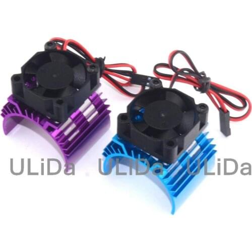 RC Aluminum Heat Sink + Fan Cooling For 540/550 Model Car Motor 7017