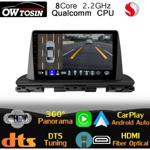 Qualcomm 8Core Android Car Multimedia Player For Kia Cerato Forte 4 K3 BD 2018-2020 HIFI 360 Camera Radio GPS CarPlay HDMI Auto