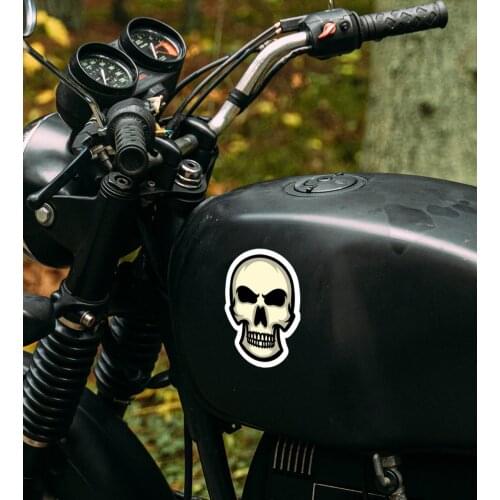 BK Gift Skull And Crossbones Design Motor Sticker-37