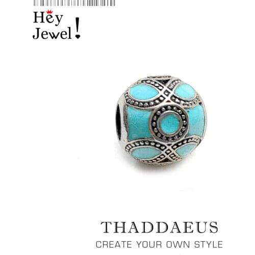 Beads Green Ethnic,925 Sterling Silver Beads Fits Bracelet 2019 Winter Europe Necklace Karma Charms European Jewelry Accessories