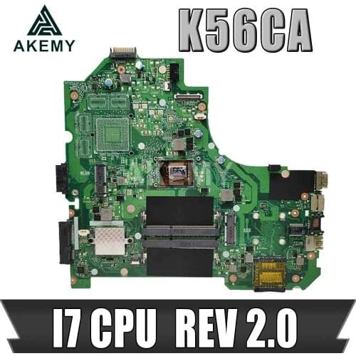 For ASUS K56CA K56CM S56C A56CM A56C S550CM K56CB S550CB I7 REV 2.0 laptop motherboard tested 100% work original mainboard