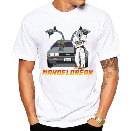 New Fashion Mandelorean Men T-Shirt Hipster Baby Child Printed T shirts Short Sleeve O-Neck Tops Cool Tees