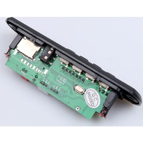 Kebidumei 2017 Newest 1pcs Car Accessory Wireless Bluetooth 12V MP3 WMA Decoder Board Audio Module USB TF Radio For Car