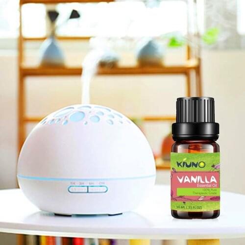KIUNO 10ML Vanilla Aroma Pure Essential Oils For Massage Humidifier Diffusion Air Purification Repellent Remove Fatigue Relax