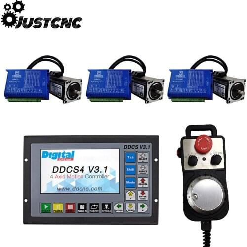 CNC kit ddcsv3.1 3-axis motion control system nema23 hybrid servo kit JMC 2HSS57+57J1880EC-1000 closed-loop motor