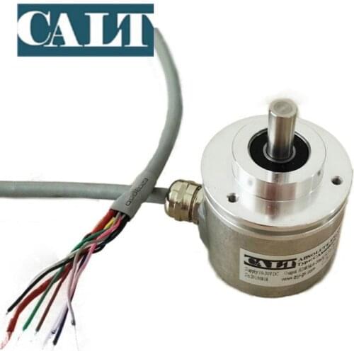 Hot seller CAX60 multiturn linear absolute encoder 4-20mA and RS485 dual output magnetic absolute shaft encoder
