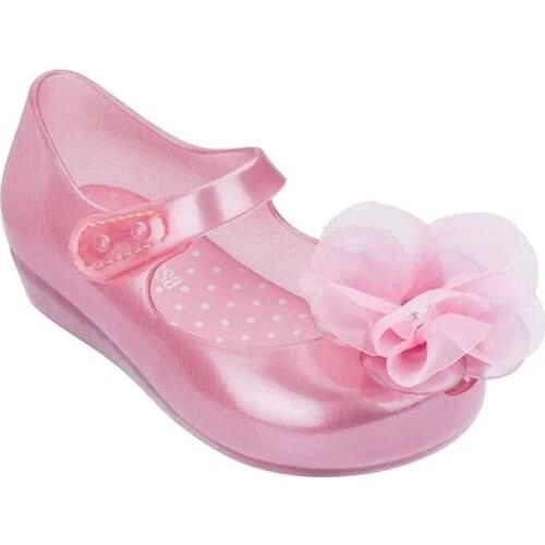 2020 New Mini Melissa Flower Jelly Shoes Childrens Fashion Candy Shoes Kids Girl Beach Sandals Non-slip Toddler sandals HMI009