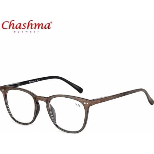 Reading Glasses Stylish Design Quality Fashion Wood-look Men and Women Glasses for Reading +100/+150/+200/+250/+300/+350