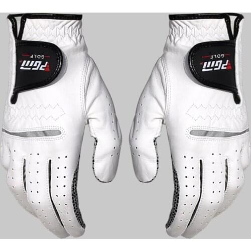 Golf Gloves Mens Left Right Hand Soft Breathable Pure Sheepskin With Anti-slip Granules Golf Gloves 1pcs