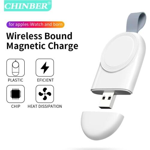 Suitable For Apple Watch Magnetic Charging Iwatch Watch Charging USB Portable Wireless Charger For Apple Watch Series 6 5 4 3 2