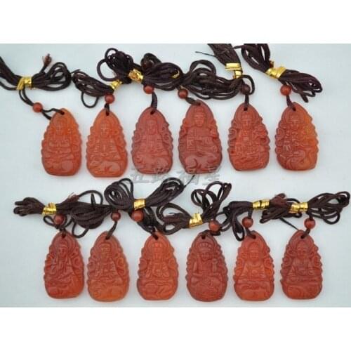 Belong to the rat ox tiger rabbit snake horses sheep monkey dogs pigs this life patron Buddha sard small 12 zodiac pendant