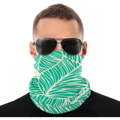 Rainforest Scarves Half Face Mask Unisex Halloween Tube Mask Balaclava Bandana Windproof Headwear Biking Hiking