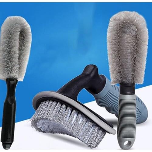 Car Vehicle Motorcycle Wheel Hub Tire Rim Scrub Brush Washing Cleaning Tool Portability and good clean effect