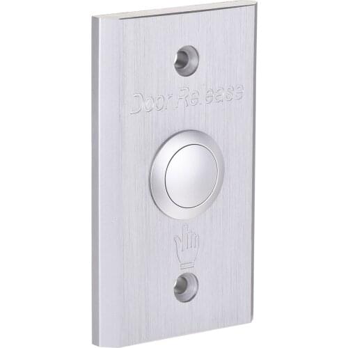 Uxcell Door Release Exit Switch Push Button DC 12V 3A Stainless Steel 86mm x 50mm Panel