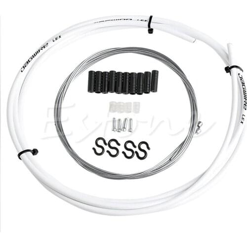 Bike Bicycle Front Rear Inner Outer Wire Brake Gear Shifter Cable Housing Kit