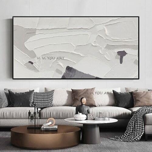 100%Handmade Abstract Canvas Poster Luxury Retro Wall Art Nordic Pictures Minimalism Decoration Paintings For Living Room Modern