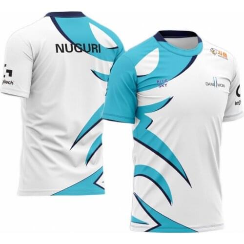 2020 LOL LCK DWG Jerseys Customized Name Nuguri ShowMaker Canyon T Shirt Fans S10 World Champion Jersey Men WomenTee Shirt Homme