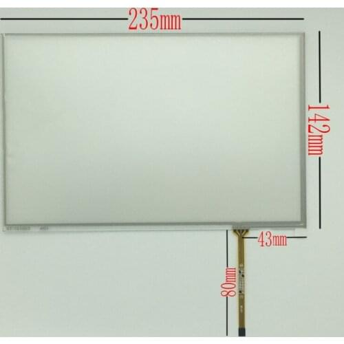 235*142 New 10.1 inch 10.2 inch 4 line industrial resistance touch screen B101EVN07.0 at102tn03 N101ICG-L21 LCD panel