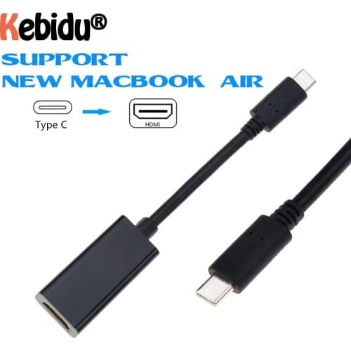 4K 30Hz Type C 3.1 Male To HDMI-compatible Female Cable Adapter Converter USB C To HDMI-compatible Adapter For S9/8 Plus LG G8