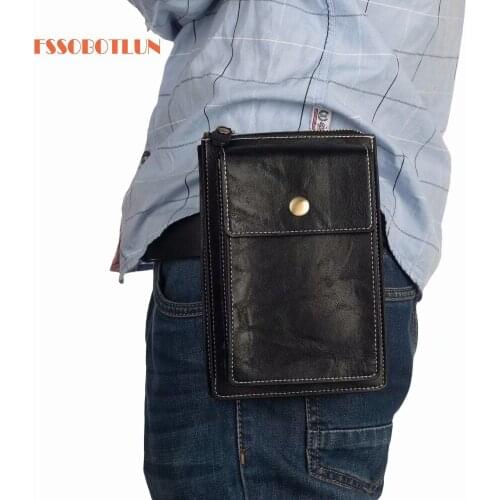 6.5"phone following Universal Retro double zipper mens shoul Bag Case Cover For K10000 Pro K10000 U16 Max K6 K3 U7 MAX Mix 2