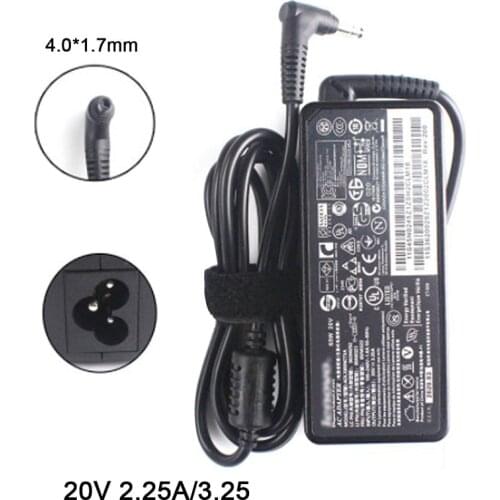 20V 3.25A 65W 4.0*1.7mm power adapter For Len ovo ideapad 100-14IBY 15 B50-50 10 miix5 laptop