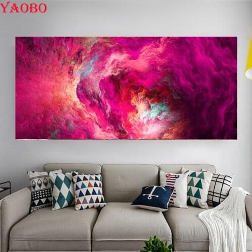 5D Diamond Painting Abstract Art Colorful Cloud landscape Pictures Cross Stitch Kit Diy Embroidery Mosaic Full Drill Square New