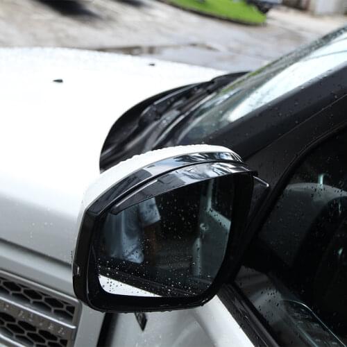 For Land Rover Discovery Sports Range Rover Velar/Evoque Side Rear View mirror 3D Rain Eyebrow Trim ABS Car Exterior Accessories