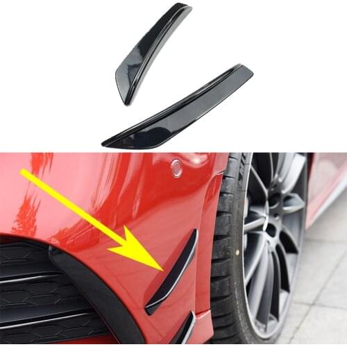 For Mercedes A Class W177 AMG A180 A200 A250 A35 2019 2020+ Front Bumper Side Fender Fog Lamp Air Vent Cover Trim Car Styling