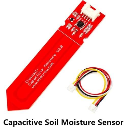 Elecrow 2pcs/lot Capacitance Soil Moisture Sensor for Arduino Humidity Soil Capacitive measurement for Smart Watering Plant Kit