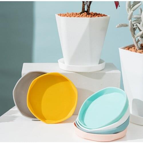 Planting Pots Green Basket Plastic Flowerpot Garden Creative Home With Multiple Drainage Holes 6pcs Nordic Style Planter