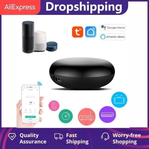 2021 Tuya WiFi IR Remote Control For Air Conditioner TV Smart Home Infrared Universal Remote Controller For Alexa Google Home