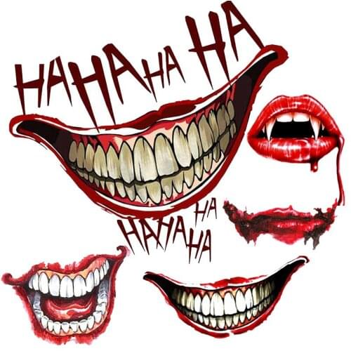 Creativ Hot Joker Horrible Devil Laugh Graffiti Decal Decor Window Laptop Auto Accessories Decoration PVC