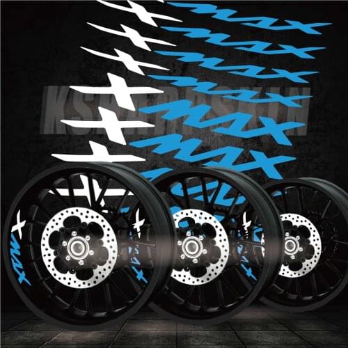 Modified motorcycle stickers personalized creative wheel accessories reflective interior decals for YAMAHA XMAX