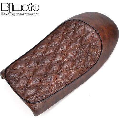 Retro Motorcycle Hump Cafe Racer Seat Soft Saddle For Honda CB100 CB125 CB175 CB200 CB350 CB400 CB450 CB500 CB550 CB650 CB750