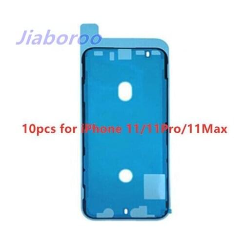 10pcs Waterproof Sticker for iPhone 11 Pro Max 3M Adhesive Pre-Cut LCD Screen Frame Tape Repair Parts
