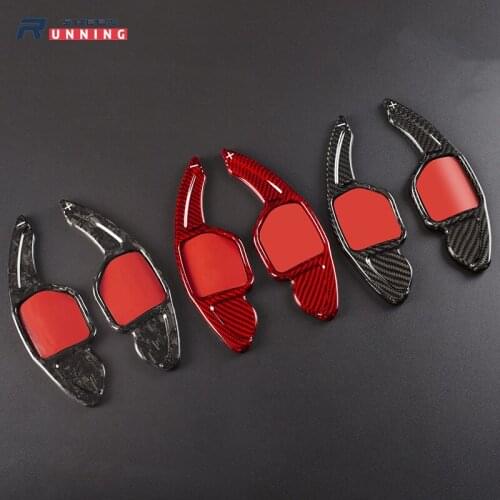 Real carbon fiber Car Steering Wheel Paddle Shift Shifter Gear For Audi A3 A4L A5 A6L A7 A8 RS3 RS6 R8 Q5 S5 Q7 S6 S7 S8 TT TTS