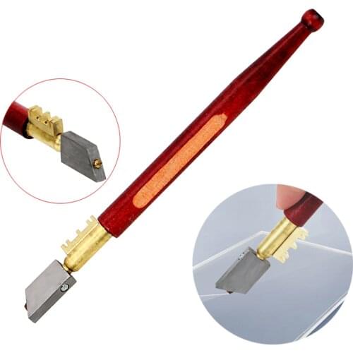 HOOMIN 17mm Single Diamond Glass Cutter Portable Sharp Knife Glass Diamond Cutting Tool