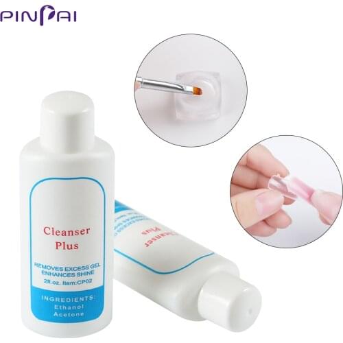 UV Gel Cleaner Plus Remove Nail Art Tips Acrylic Gel Polish Enhance Shine Soak Off Remover Nail Polish Varnish Cleaner Degreaser