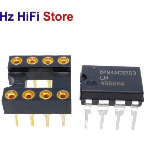 1PCS LM4562 LM4562NA HiFi Audio Dual Op Amp Operational Amplifier Upgrade AD827SQ/883B OPA2604AQ NE5532P For DAC Preamp