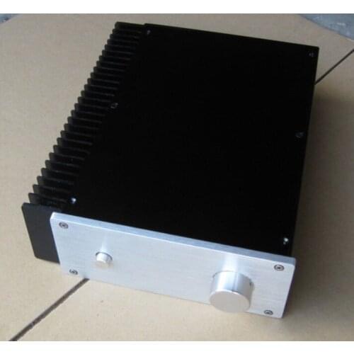 Full Aluminum Power amplifier case + Unilateral heatsink