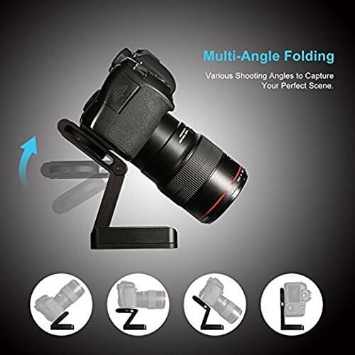 Z Type Tripod Heads Solution Photography Studio Camera Tripod Z Pan & Tilt Flex Tilt Head Aluminum Alloy For Nikon Canon Camera