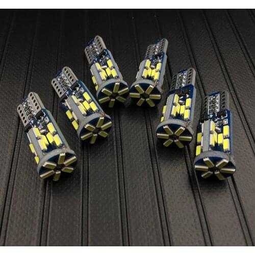 T10 led Canbus Car 30 SMD 4014 Chip LED No OBC Error LED Interior Light 194 168 W5W Error Free Wedge Bulb Signal Indicator Lamp