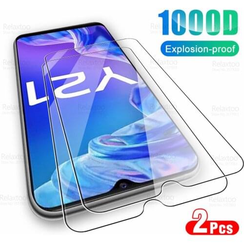 2pcs Tempered Glass For Vivo Y21 2021 Protective Glass Screen Protector For Vivoy21 Y 21 V2111 6.51" Original Guard Armor Film