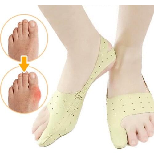 1 pcs Hallux Valgus Corrector Toe Separator Thumb Valgus Protector Bunion Adjuster Pain Relief Straighten Bent Toes Feet Care