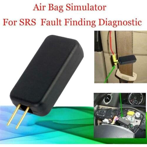 1pcs Universal Car Airbag Emulator Simulators Airbag Fault Light Simulator Emulator Sensor Bypass For Diagnostic Troubleshooting