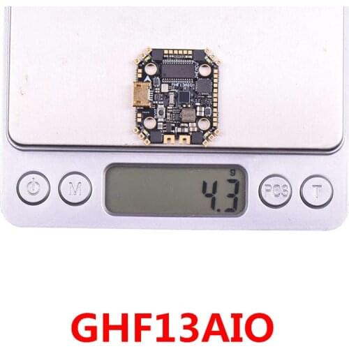 16x16mm JHEMCU GHF13AIO MPU6000 F4 OSD Flight Controller Built-in 13A 4in1 ESC 2-4S for RC FPV Racing Toothpick Micro Drones