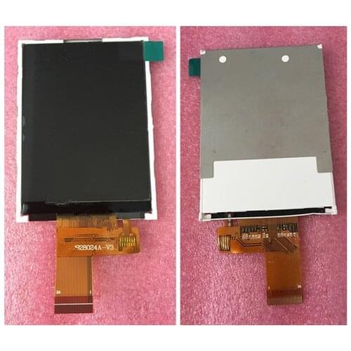 2.8 inch 24P HD TFT LCD Color Screen (No Touch) ILI9341 Drive IC 8/16Bit Parallel Interface 240(RGB)*320 (Plug-in)
