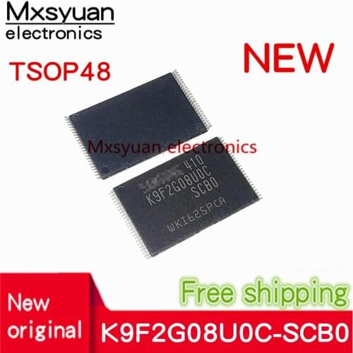 5pcs~20pcs/LOT New original K9F2G08U0C-SCB0 K9F2G08UOC-SCBO K9F2G08UOC K9F2G08U0C SCB0 TSOP48 2Gb C-die NAND Flash