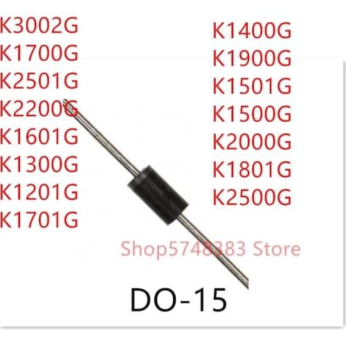 50PCS K3002G K1700G K2501G K2200G K1601G K1300G K1201G K1701G K1400G K1900G K1501G K1500G K2000G K1801G K2500G DO-35