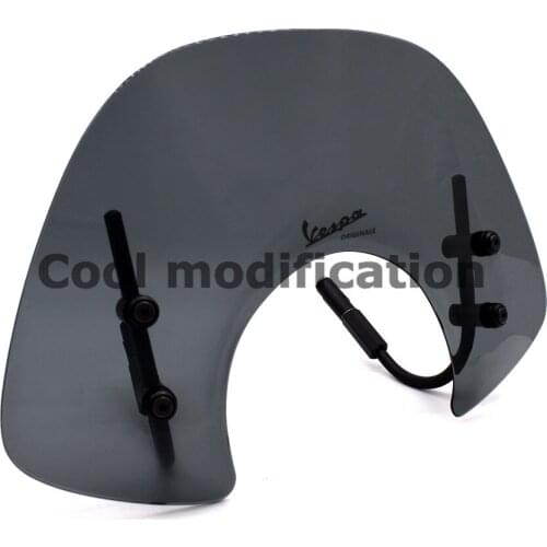 Motorcycle Acrylic Front Screen Windshield Cover For Piaggio Vespa GTS 250 300 GTS250 2013-2021 Windscreens Wind Deflectors